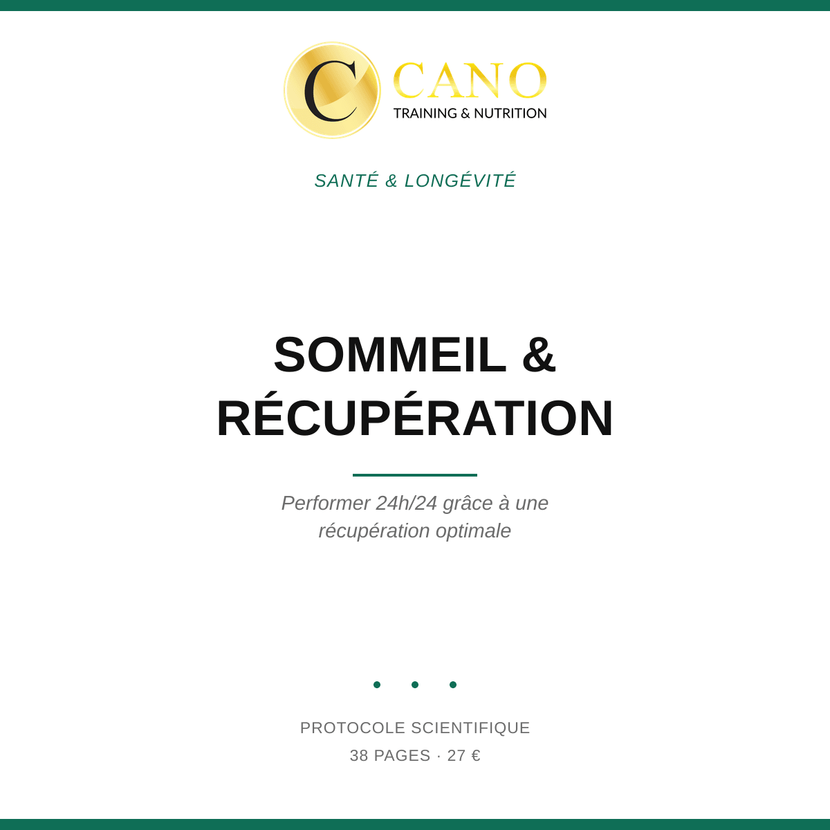 Sommeil & Récupération