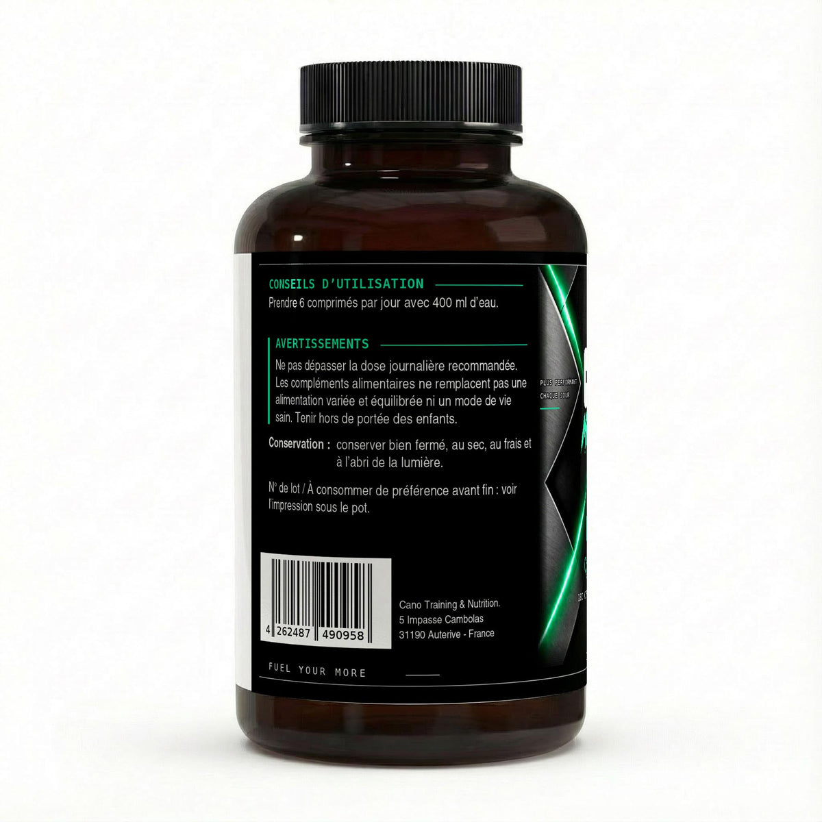 Créatine monohydrate pure - 180 comprimés