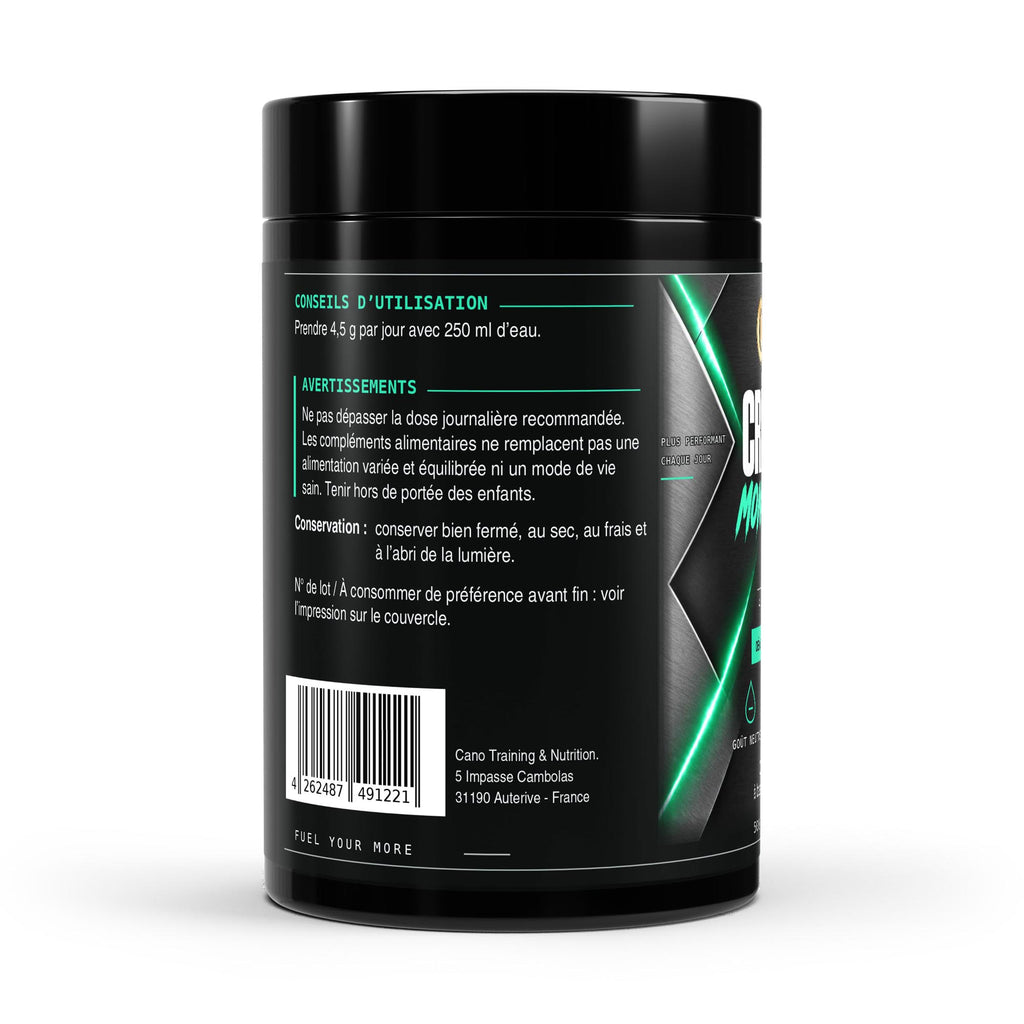 Créatine monohydrate pure - 500 gr