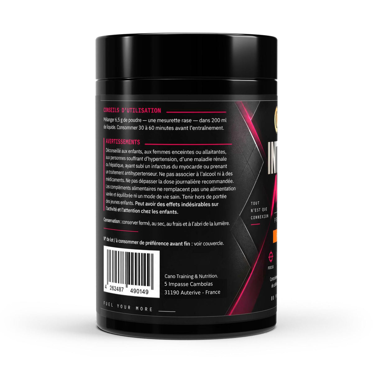 Intensity Max Pré-Workout Orange