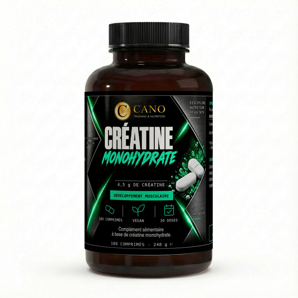 Créatine monohydrate pure - 180 comprimés