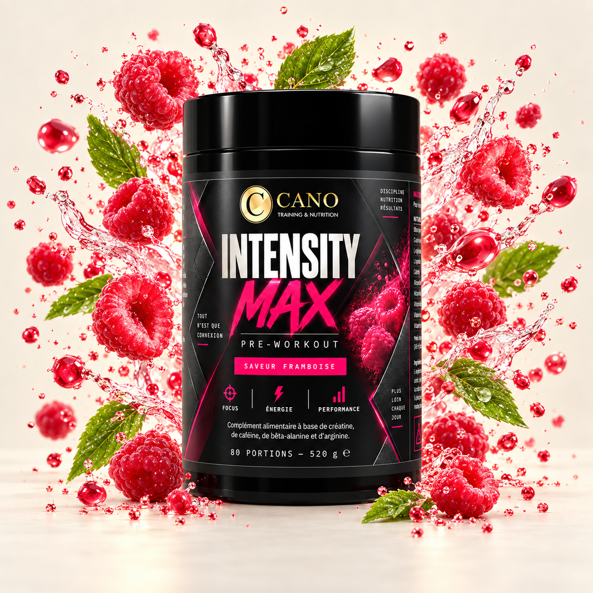 Intensity Max Pré-Workout Framboise