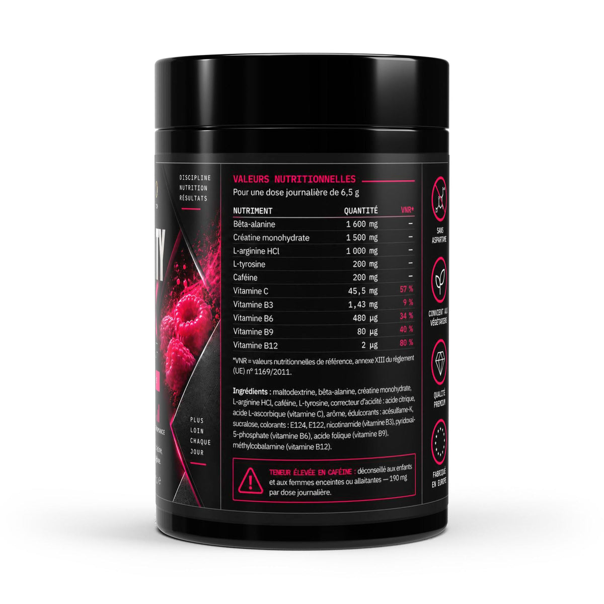 Intensity Max Pré-Workout Framboise