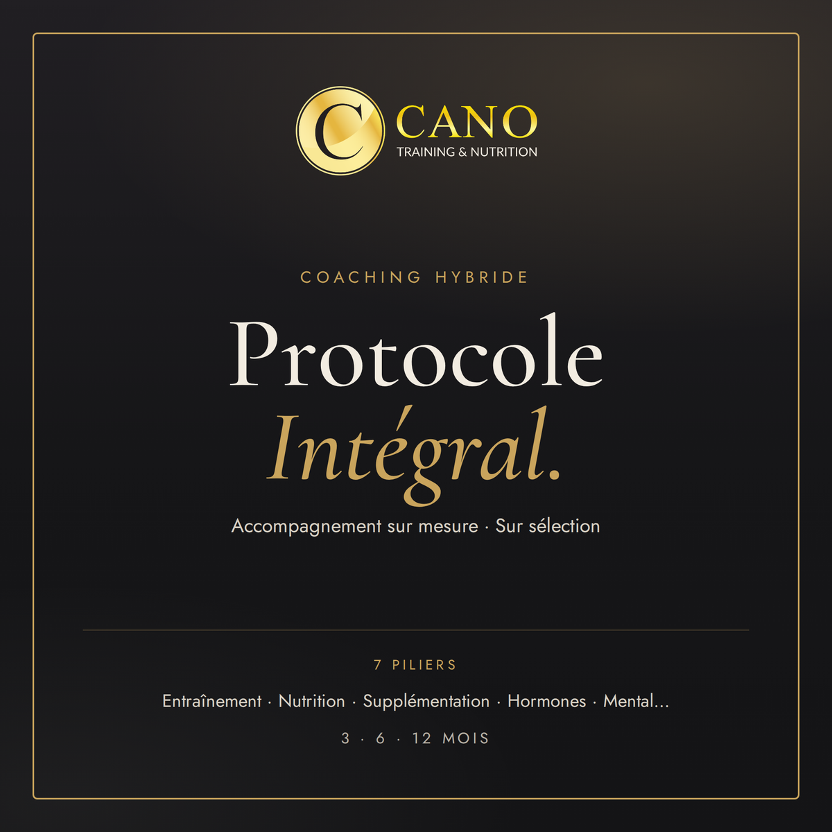 Protocole intégral - Coaching hybride sur sélection