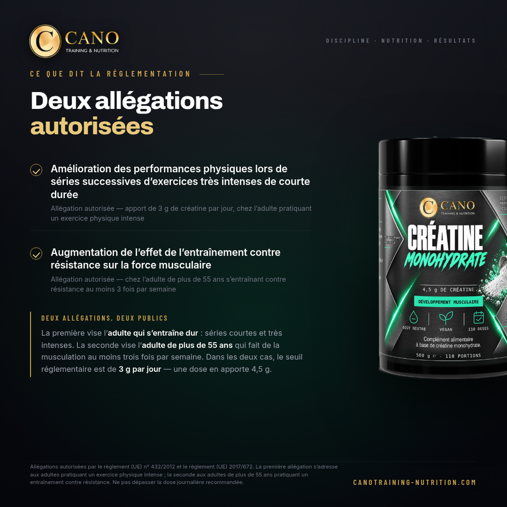 Créatine monohydrate pure - 500 gr