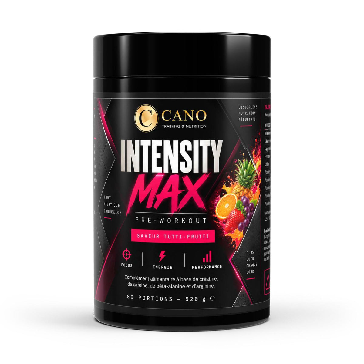 Intensity Max - Pré-Workout Tutti-Frutti