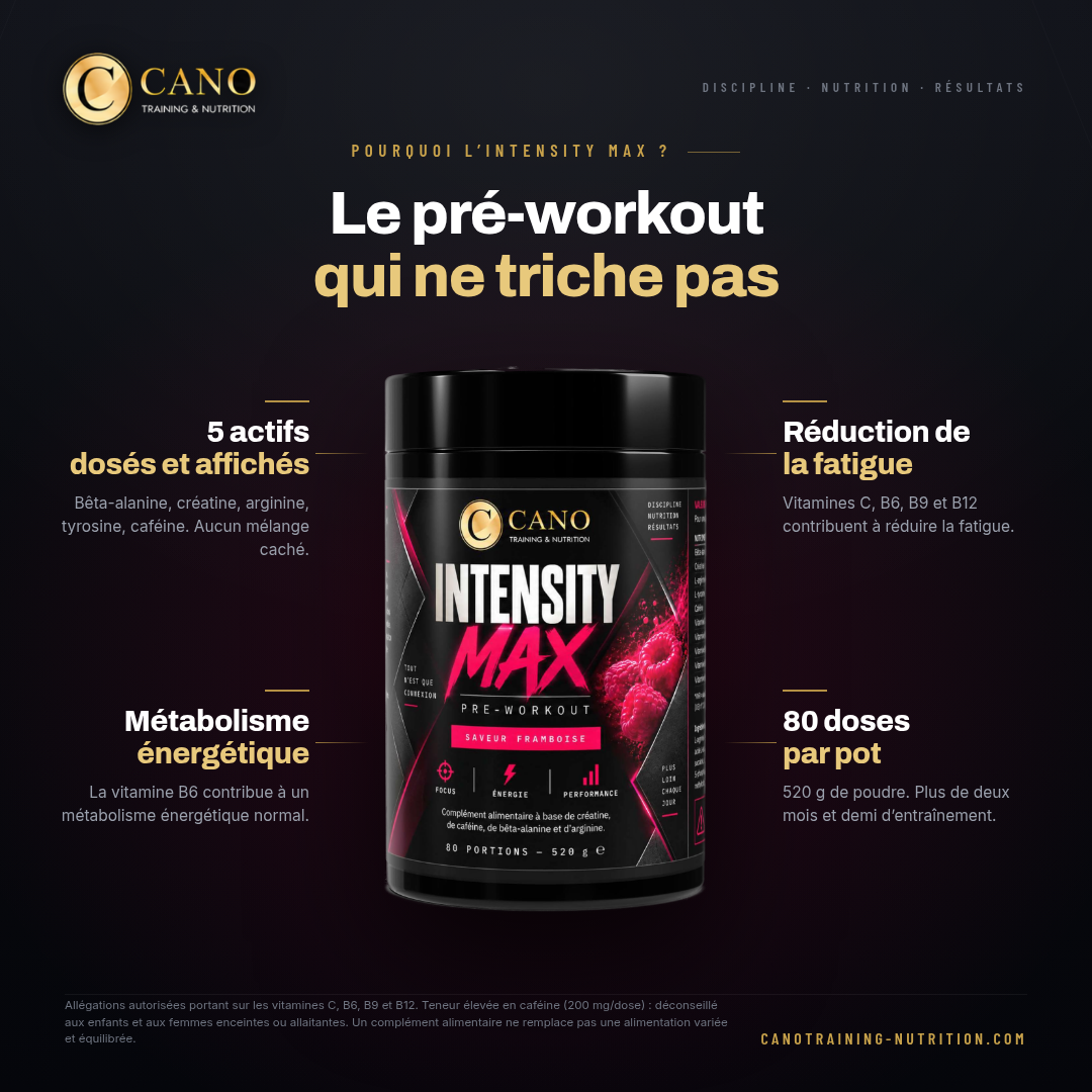 Intensity Max Pré-Workout Framboise