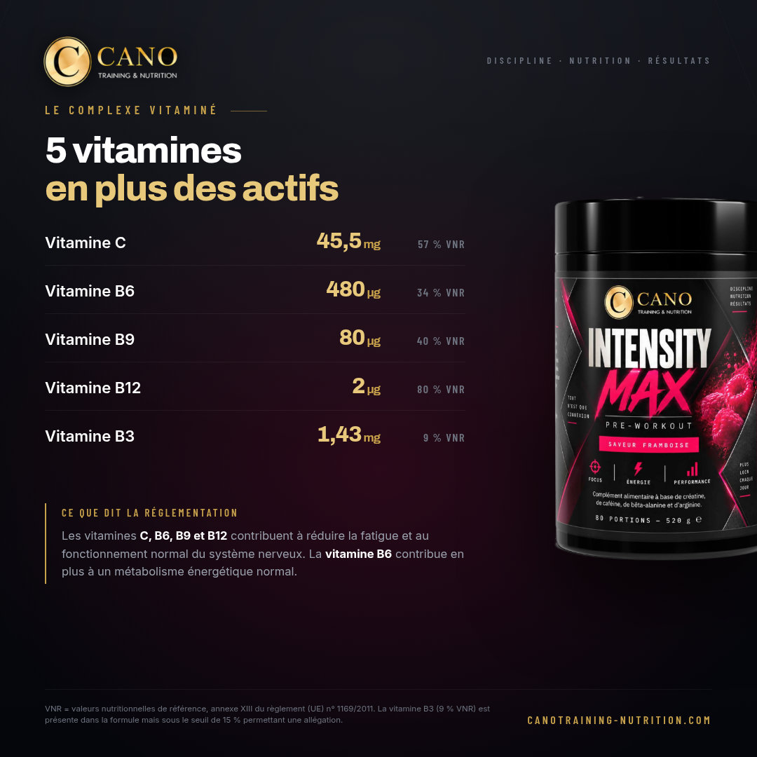 Intensity Max Pré-Workout Framboise